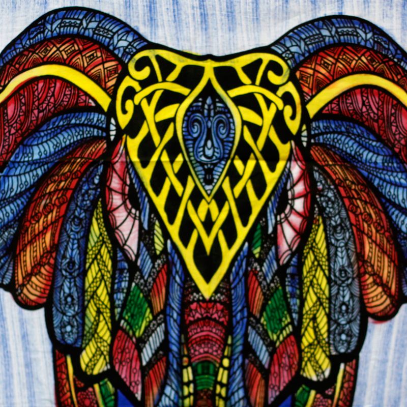 Tenture Murale Coton - Élephant