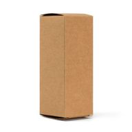 Boîtes Kraft  Flacon 50ml - Marron