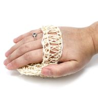 Gants Exfoliants Sisal - Coussin Circulaire Exfoliant Doux