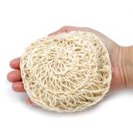 Gants Exfoliants Sisal - Coussin Circulaire Exfoliant Doux