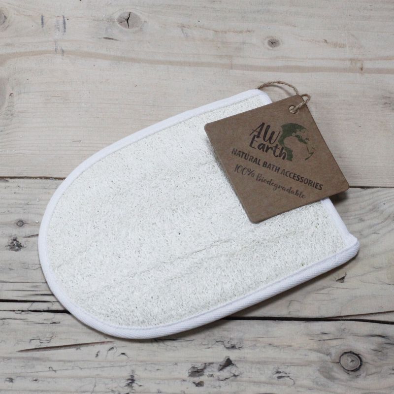 Exfoliant Corporel Loofah Naturel - Gant Double Face