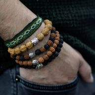 Bracelets Bouddha Rudraksha Assortis