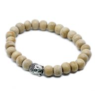 Perles de Bois de Sandales Parfumées et Bracelet Buddah
