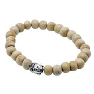 Perles de Bois de Sandales Parfumées et Bracelet Buddah