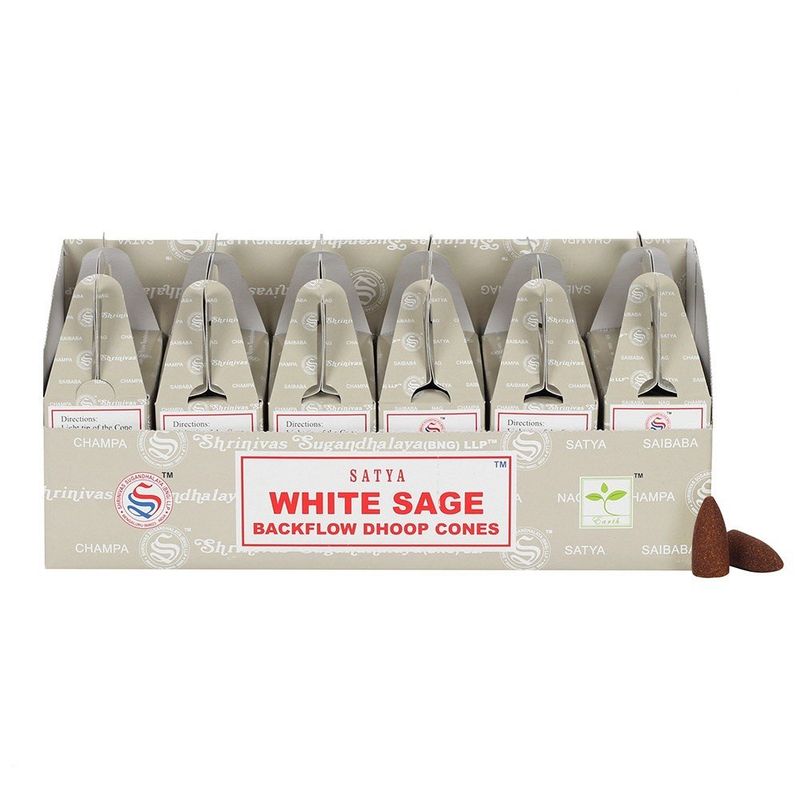 Cônes Percés Satya Dhoop x24 - Sauge Blanche