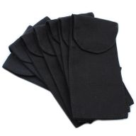 Pochette en Coton pour Rouleau de Masage Facial 10oz - Noir 9x19xm