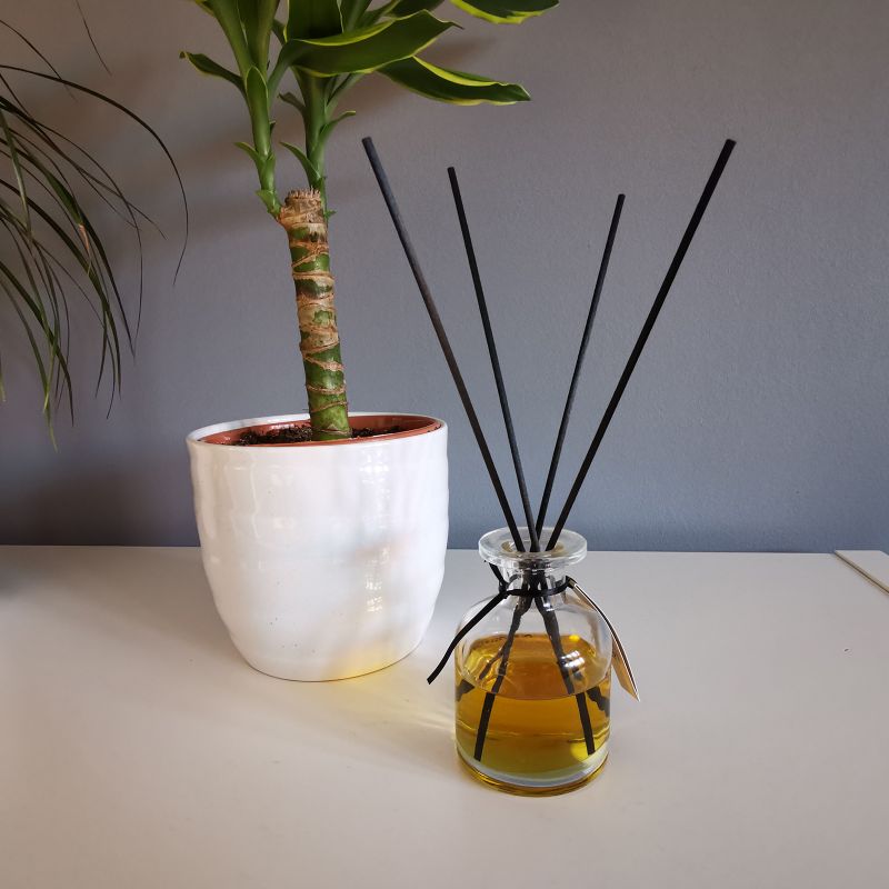 Tige Noire en Fibre pour Diffuseur 25cm x 3mm