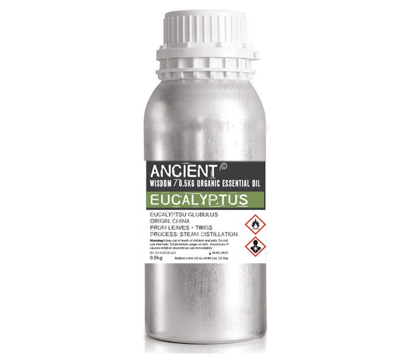Huile essentielle biologique d'Eucalyptus 0,5 kg