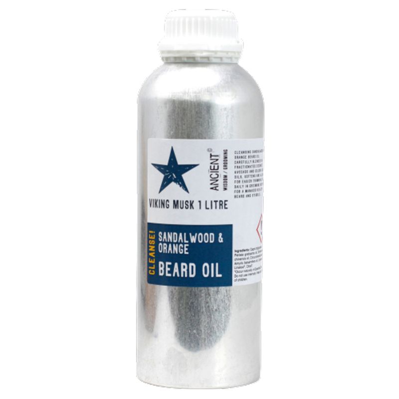 Huile Barbe 1 Litre - Musk Viking - Nettoie !