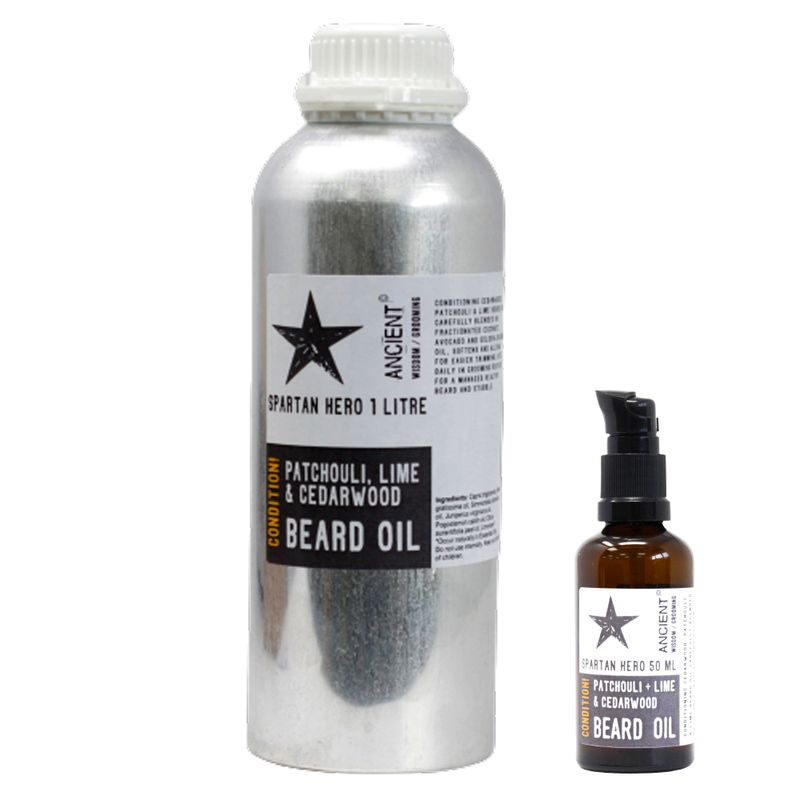 Huile Barbe 1 Litre - Hero spartiate - Adouci !