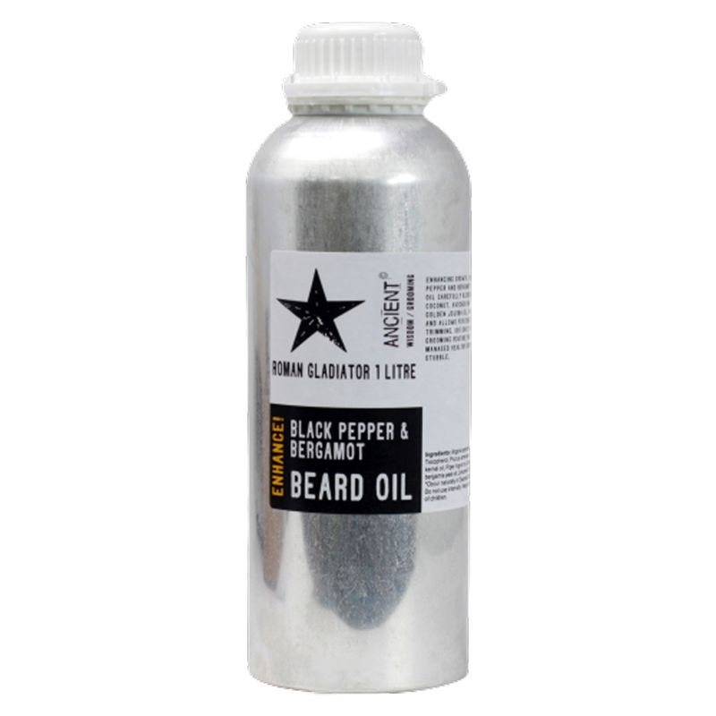 Huile Barbe 1 Litre - Gladiateur Romain - Pousse !