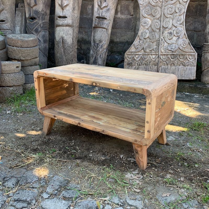 Petite Table Basse - Bois Recyclé
