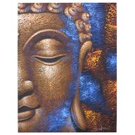 Tableau Bouddha - Visage Cuivré