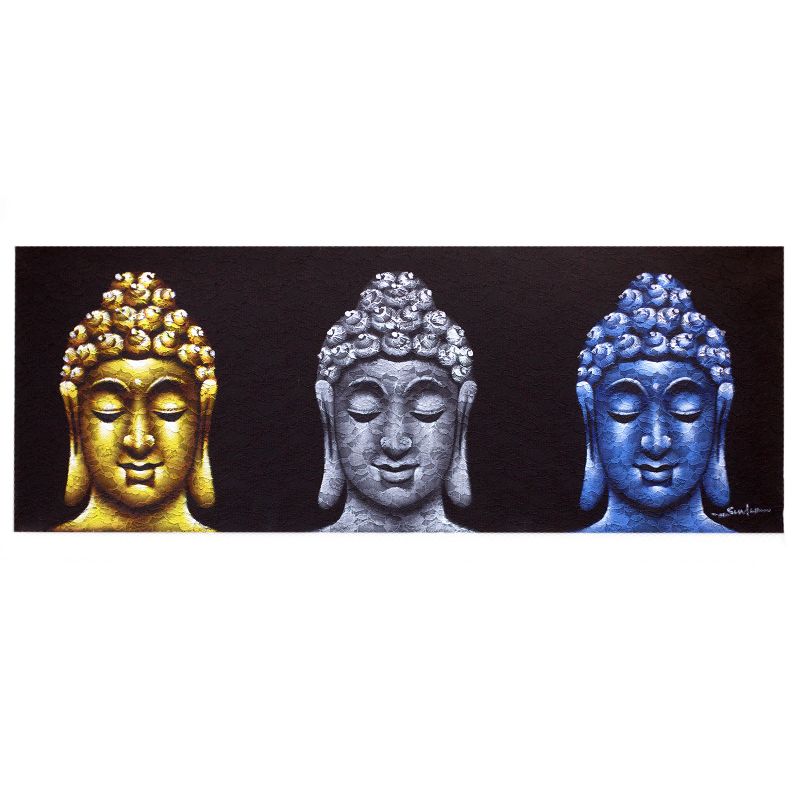 Tableau Bouddha - Trois Visages