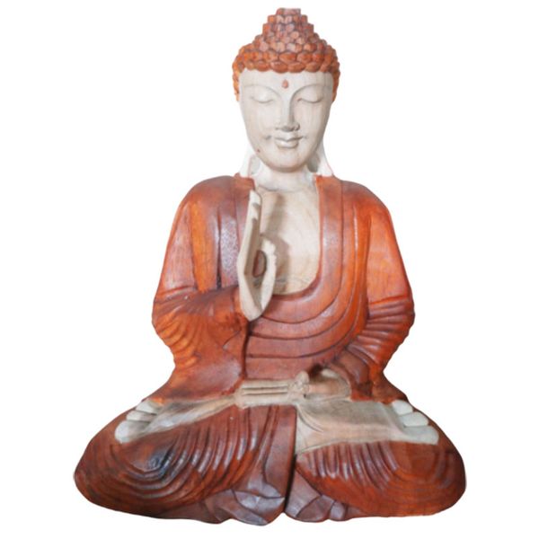 Statue Bouddha Sculptée Main - 40cm - Transmission