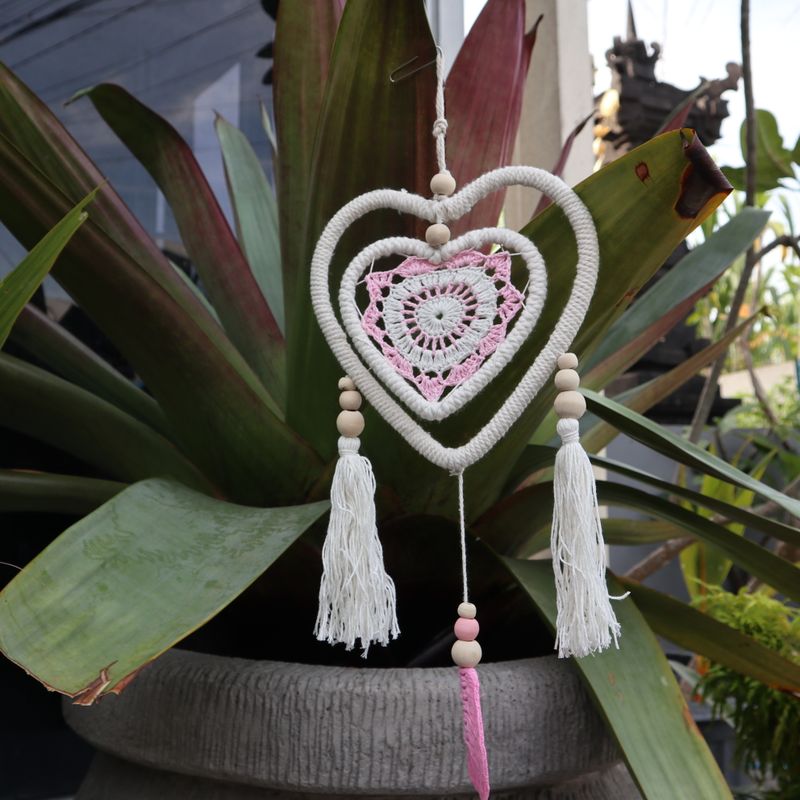 Attrapes-Rêve Multi-Coeurs - Rose Moyen