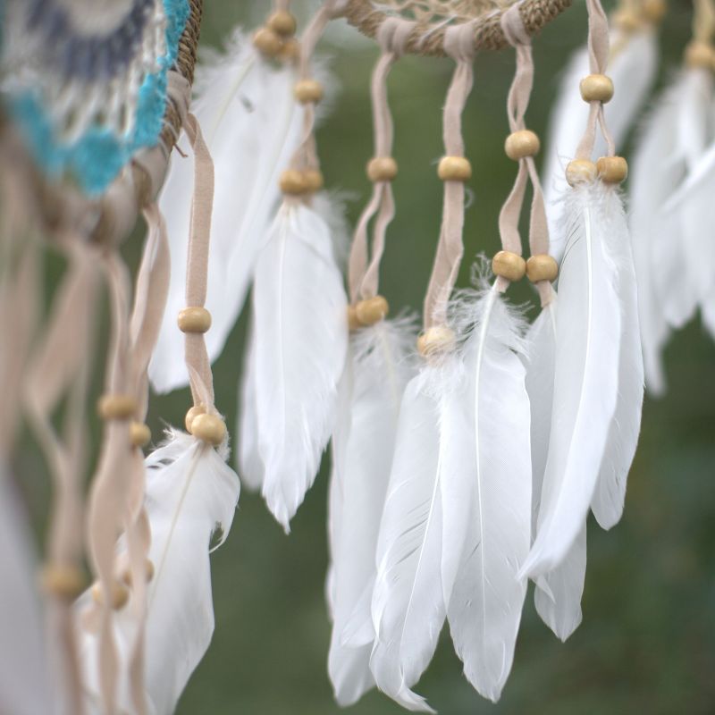 Attrapes-Rêve Macramé Pastel - Tons Rose 9cm