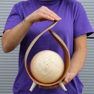 Lampe Naturelle en Noix de Coco - Enveloppe Naturelle
