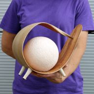 Lampe Naturelle en Noix de Coco - Boucle naturelle