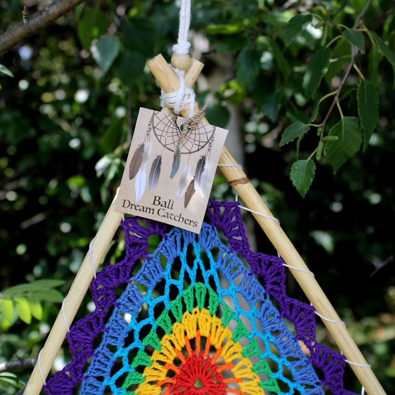 Attrape Rêve de Bali - Pyramide Moyenne Multi