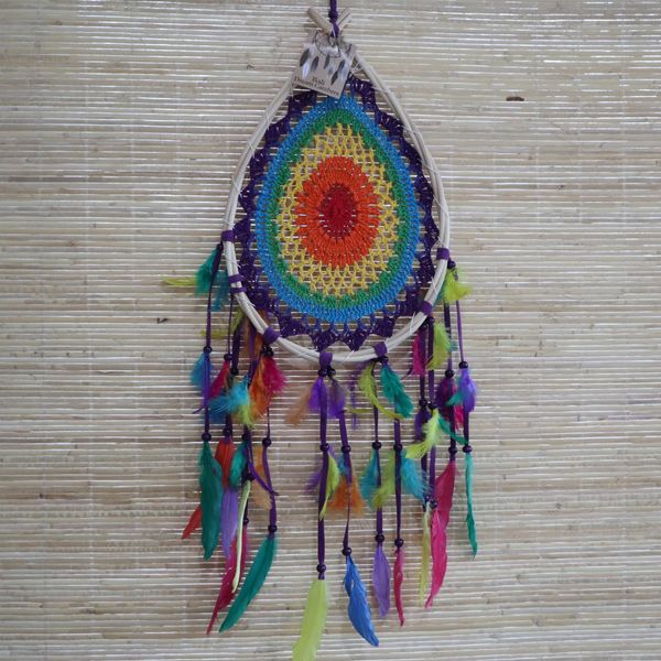 Attrape Rêve de Bali - Grande Goutte Multi