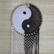 Attrape Rêve de Bali - Ying Yang XL 50cm