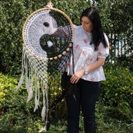 Attrape Rêve de Bali - Ying Yang XL 50cm