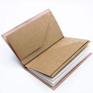 Carnet en Cuir - Liste d'objectifs - Marron