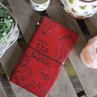 Carnet en Cuir - Notre aventure de Famille - Marron