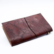 Carnet en Cuir - Liste d'objectifs - Marron