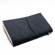 Carnet en Cuir - Mon petit livre noir - Noir