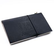 Carnet en Cuir - Mon livres d'incantations  - Noir