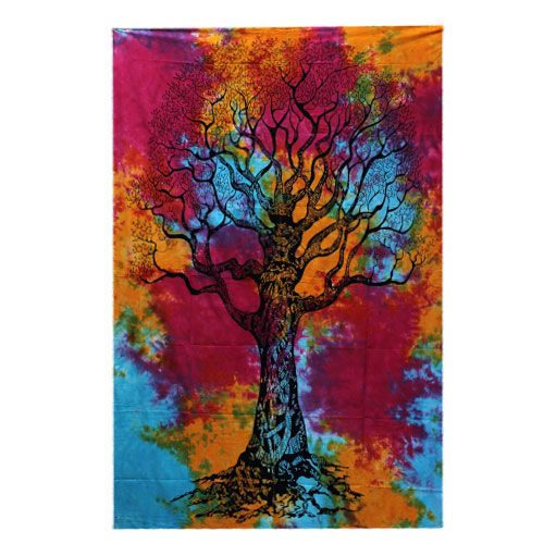 Dessus Lit/Tenture Simple - Arbre d'Hiver