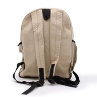 Grand Sac à Dos en Chanvre - Style Zips Droites