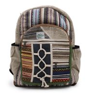 Grand Sac à Dos en Chanvre - Style Corde et Poches