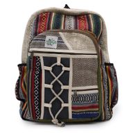 Grand Sac à Dos en Chanvre - Style Corde et Poches