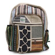 Grand Sac à Dos en Chanvre - Style Corde et Poches