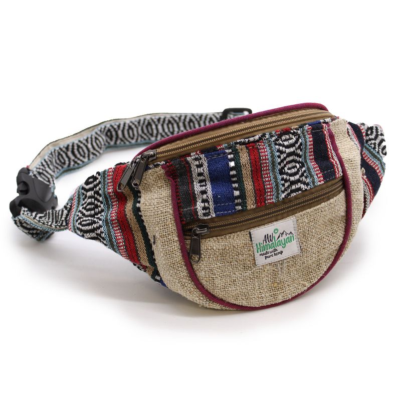 Sac Banane - Chanvre et Coton Design Aléatoire