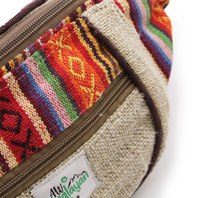 Sac Banane - Chanvre et Coton Design Aléatoire
