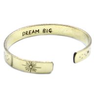 Bracelet Inspiration - Soleil, Galaxie, Étoiles, Terre, Laiton