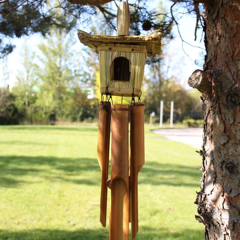 Mangeoires pour oiseaux - Carré avec carillons 49x15cm