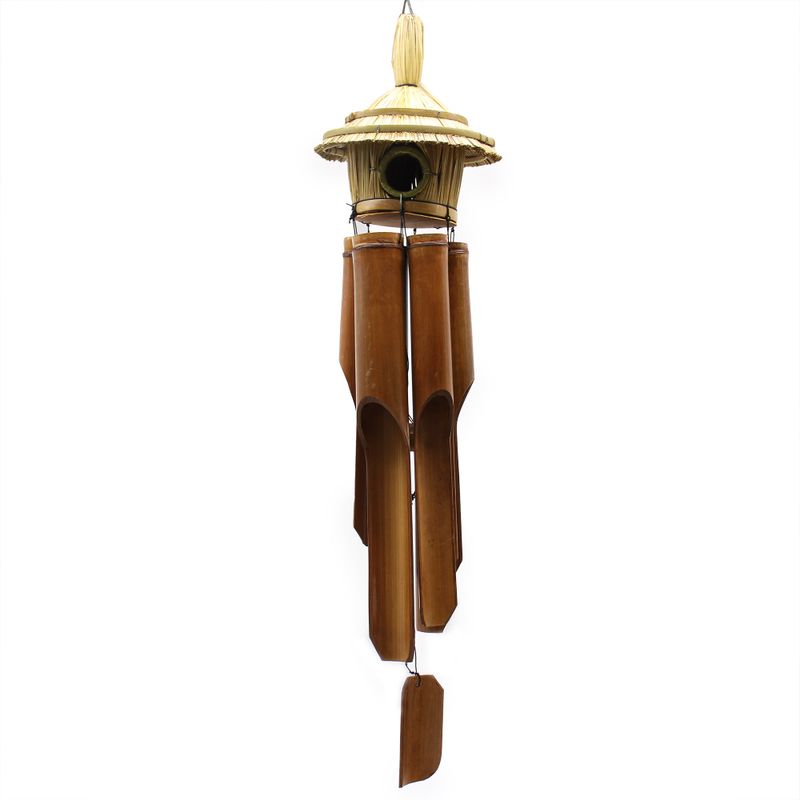 Mangeoires pour oiseaux - Large & Rond avec carillons 56x20cm