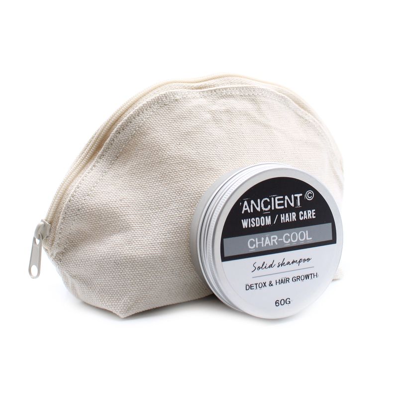 Trousse de Toilette en Coton Naturel 10 oz - Demi Lune