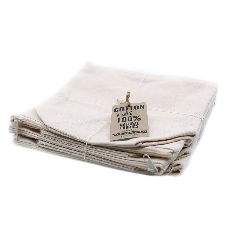 Trousse de Toilette en Coton Naturel 10 oz - Pochette Moyenne