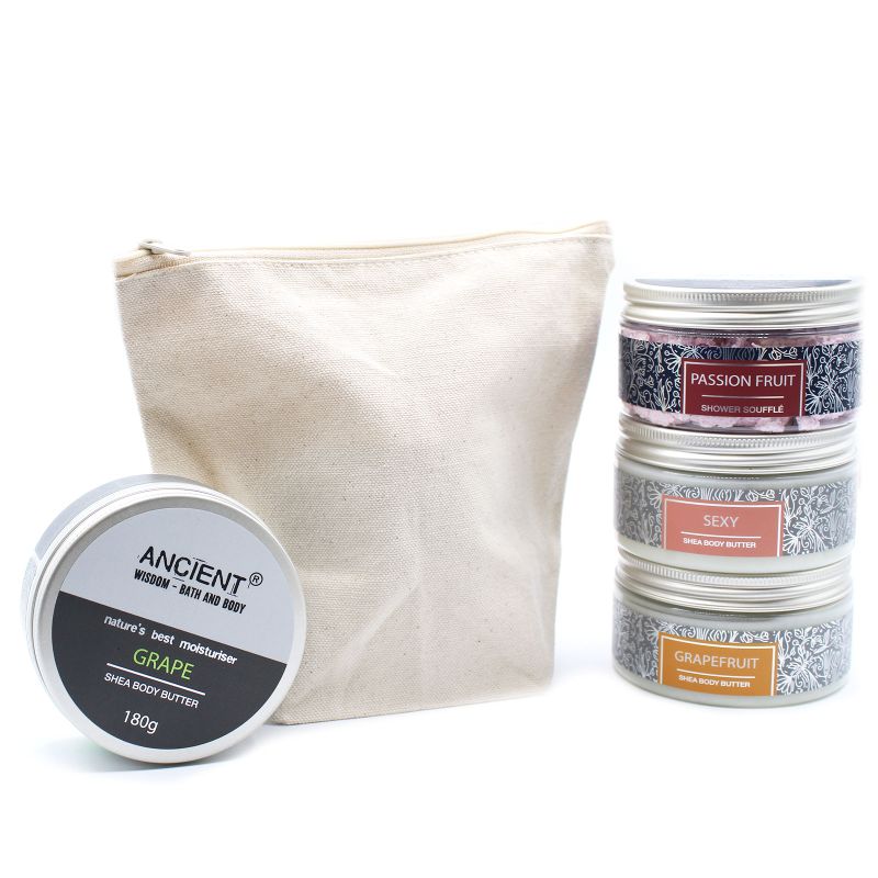 Trousse de Toilette en Coton Naturel 10 oz - Pochette Moyenne