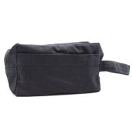 Trousse de Toilette en Coton Noir 10 oz - Carré Classique