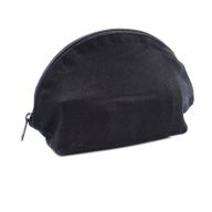 Trousse de Toilette en Coton Noir 10 oz - Demi Lune