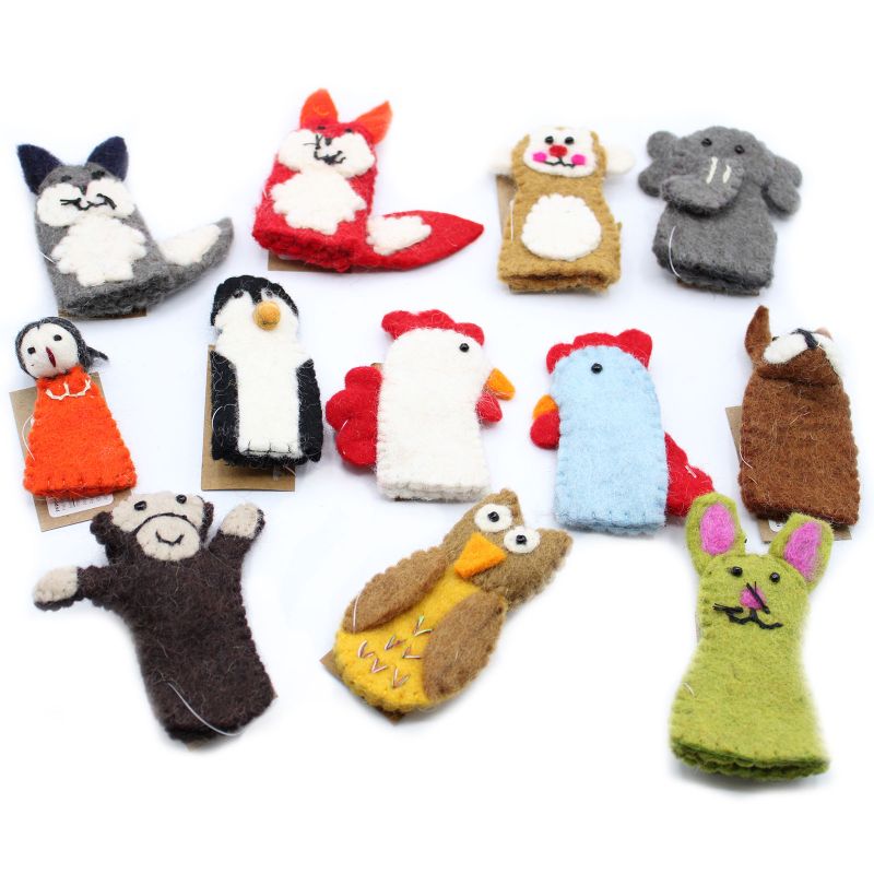 Marionnettes à doigt - Assortis