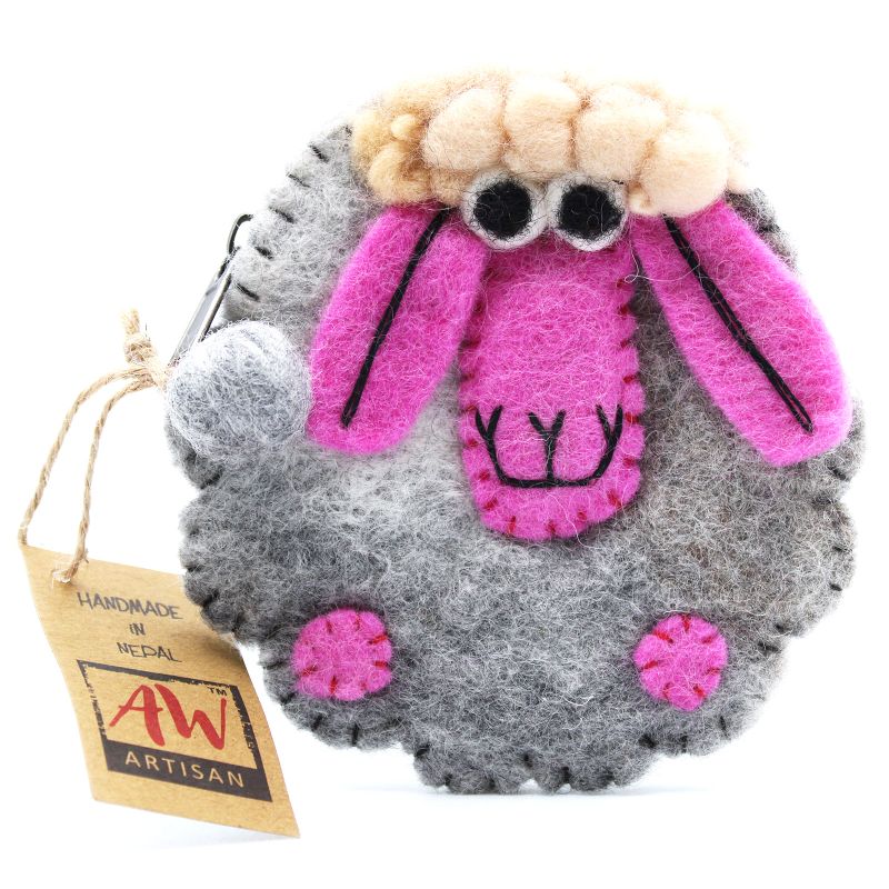 Pochettes en feutre (assorti) - Mouton