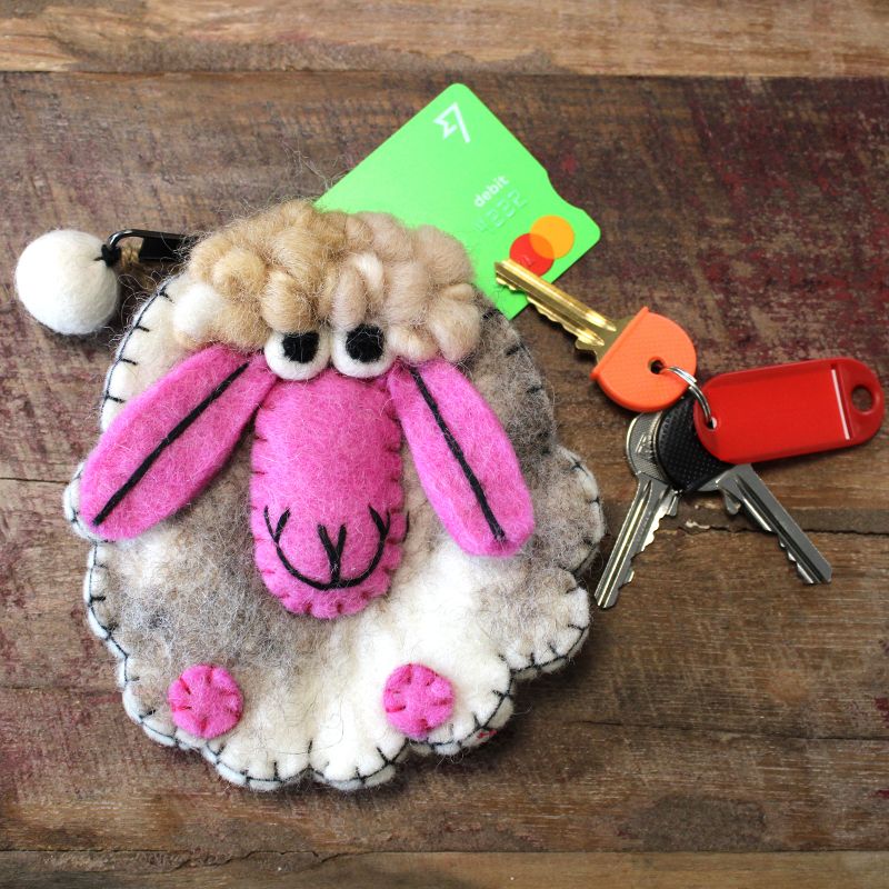 Pochettes en feutre (assorti) - Mouton